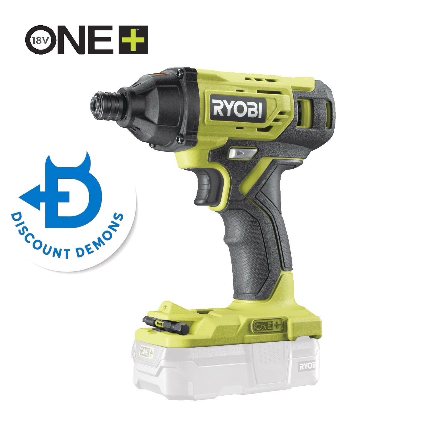 Ryobi Impact Wrench, Driver 1/4" Hex 18V ONE 200Nm (bare Tool) (R18ID2-0)