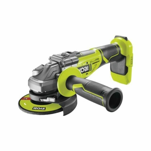 Ryobi 18V One+ Cordless Brushless Angle Grinder (Bare Tool) (R18AG7-0)