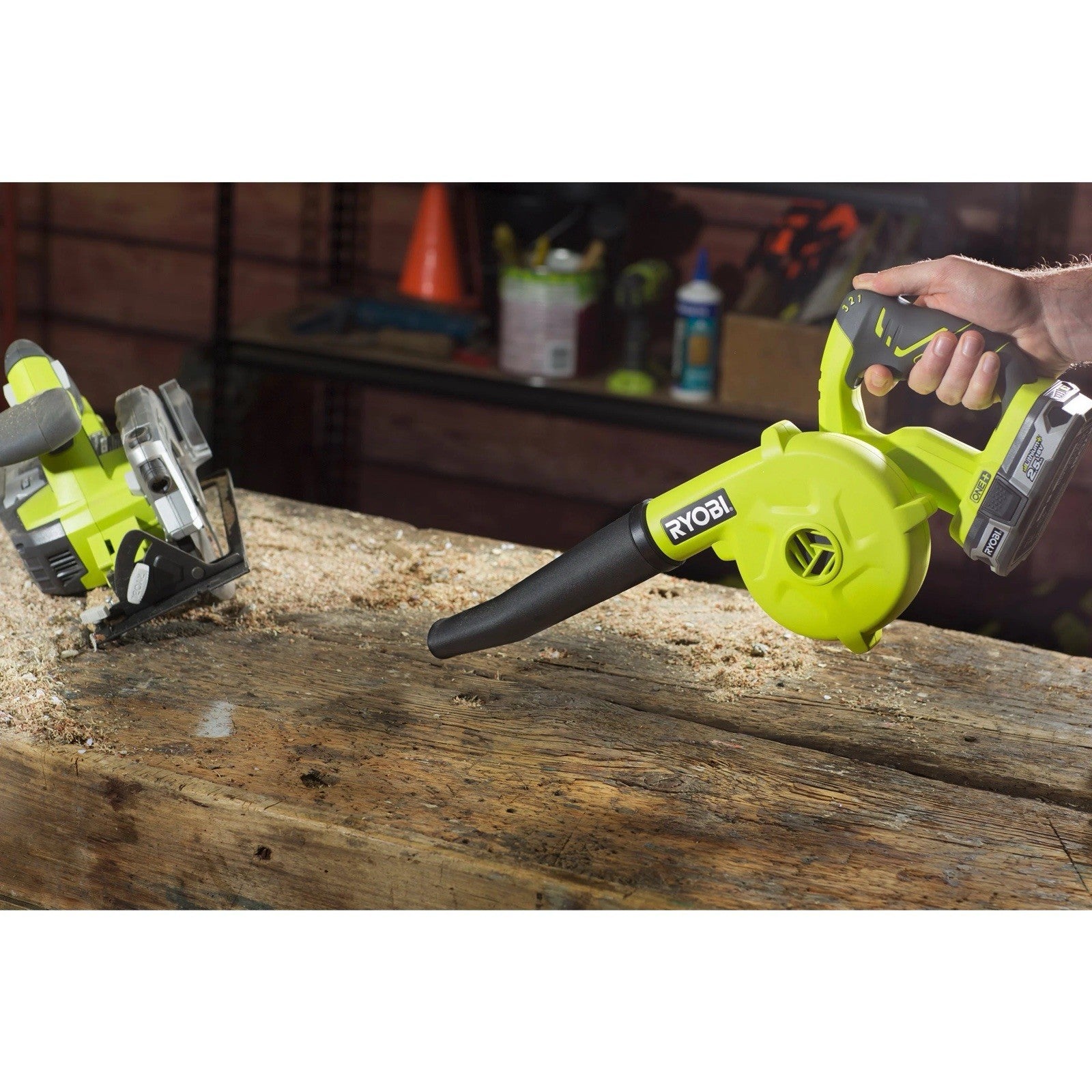 Ryobi 18V ONE+ Cordless Toolshop Blower (Bare Tool) (R18TB-0)