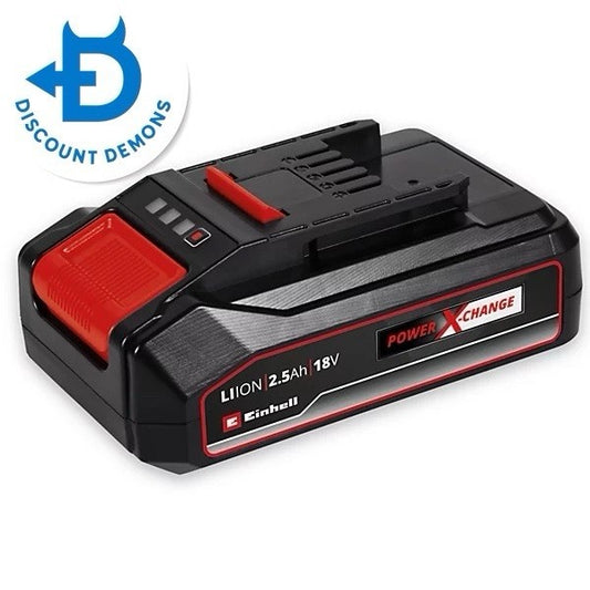 Einhell 2.5Ah 18V Battery Power X-Change PXC Rechargeable Dust Resistant LED 