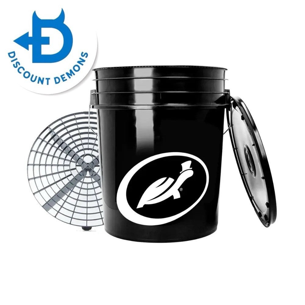 Turtle Wax Hybrid Solutions Pro Black Car Wash Bucket 5 Gallon