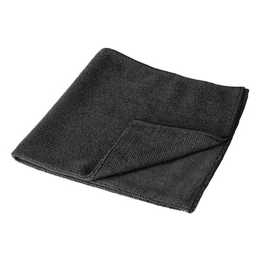 (10x) Turtle Wax Large 16” x 16”  Black Microfibre Towels