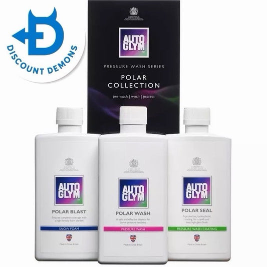 Autoglym Polar Collection Kit Snow Foam, Pressure Washing Car Shampoo, 3Pcs