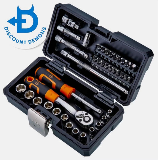 Magnusson 1/4" Drive Standard Socket Set - Set of 40