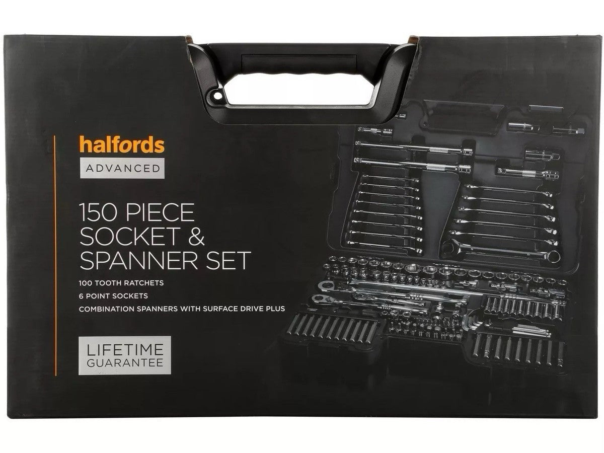 Halfords Advanced 150 Pc Socket & Spanner Set
