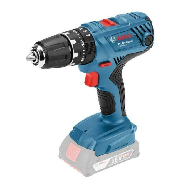Bosch Professional Cordless Combi Drill (GSB 18V-21) (Bare Tool)